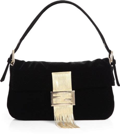 velvet fendi bag|fendi medium baguette.